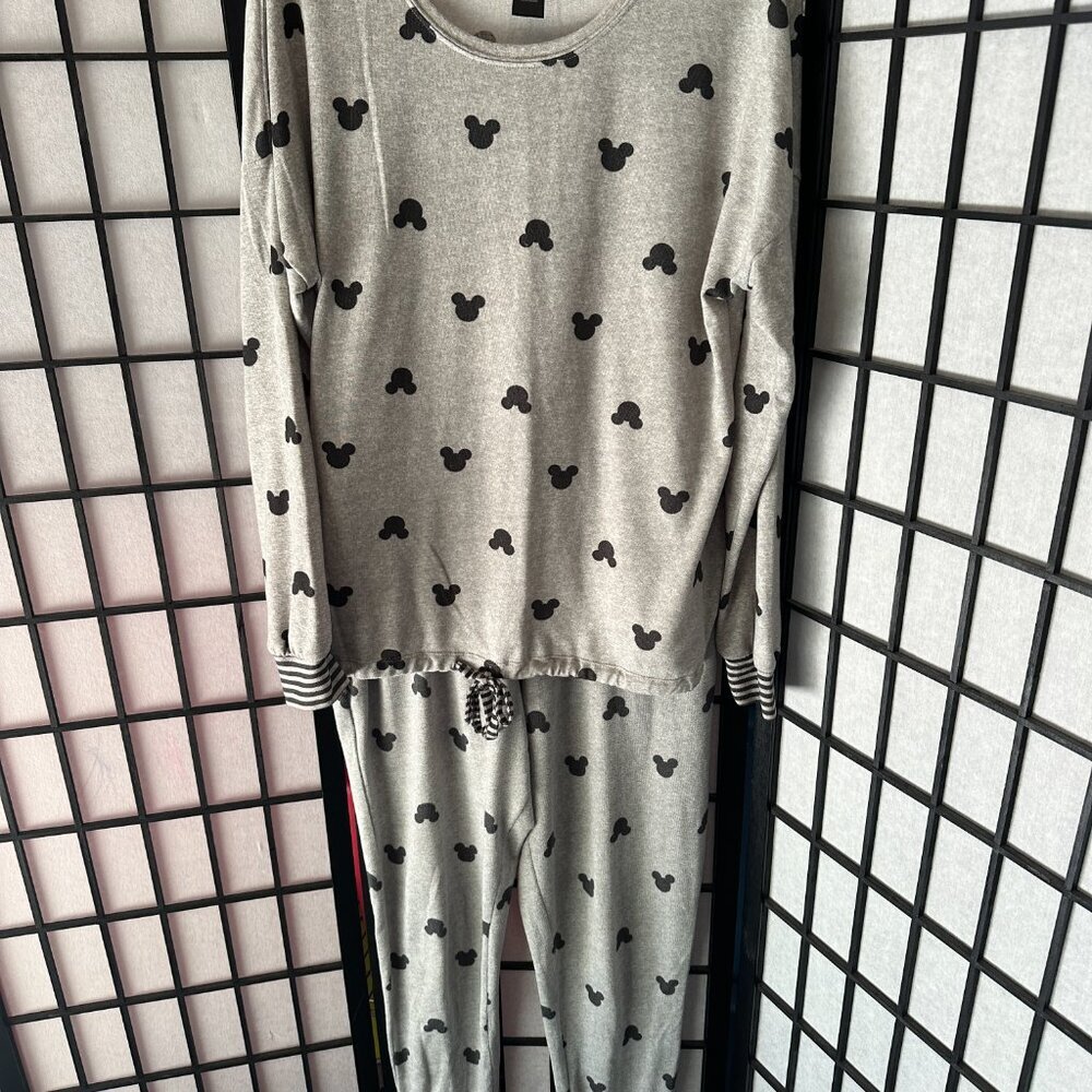 DISNEY Mickey Mouse‎ Pajama Set Women's Medium 2-PC Set - Picture 5 of 9